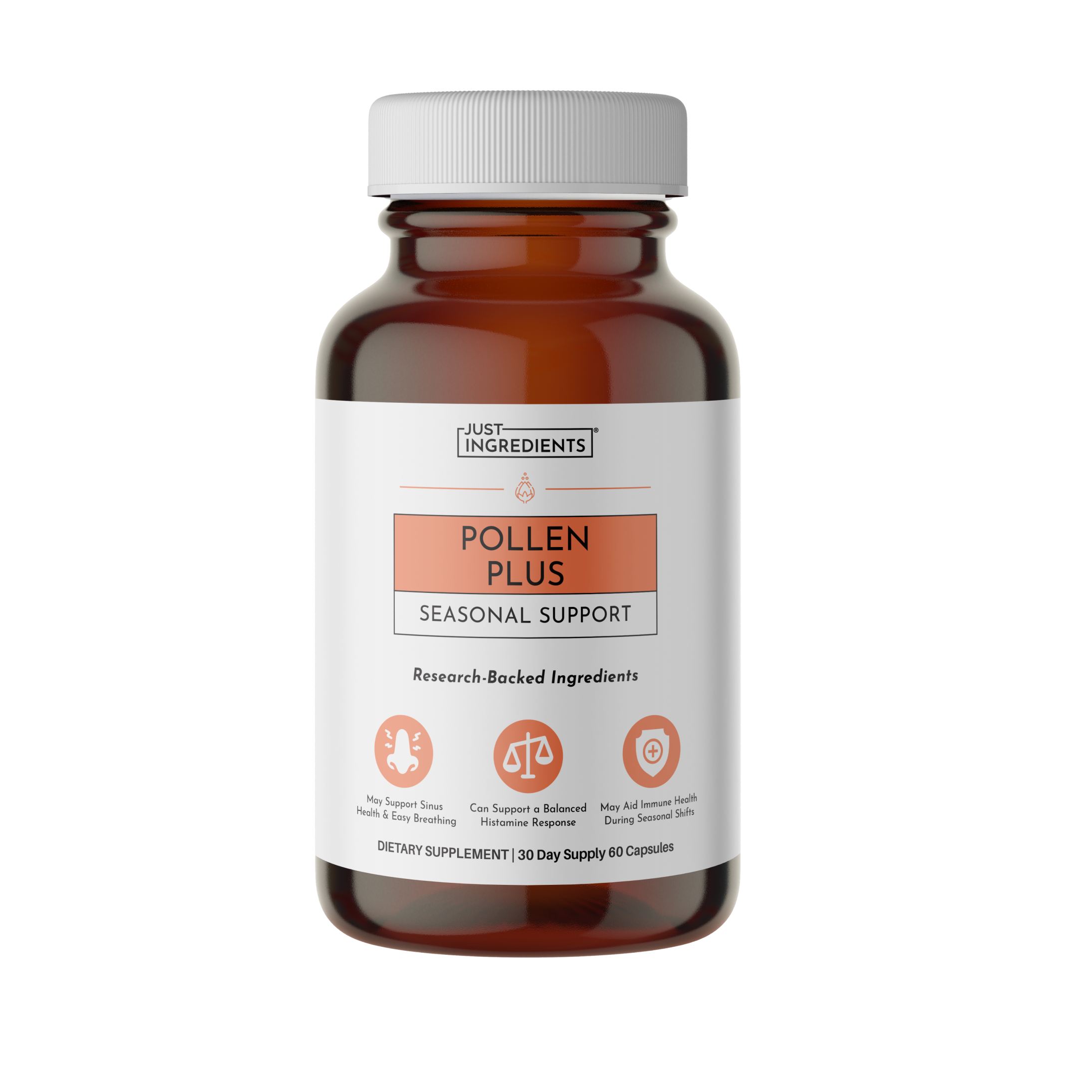 Pollen Plus — Seasonal Immune Support Capsules, 60 ct