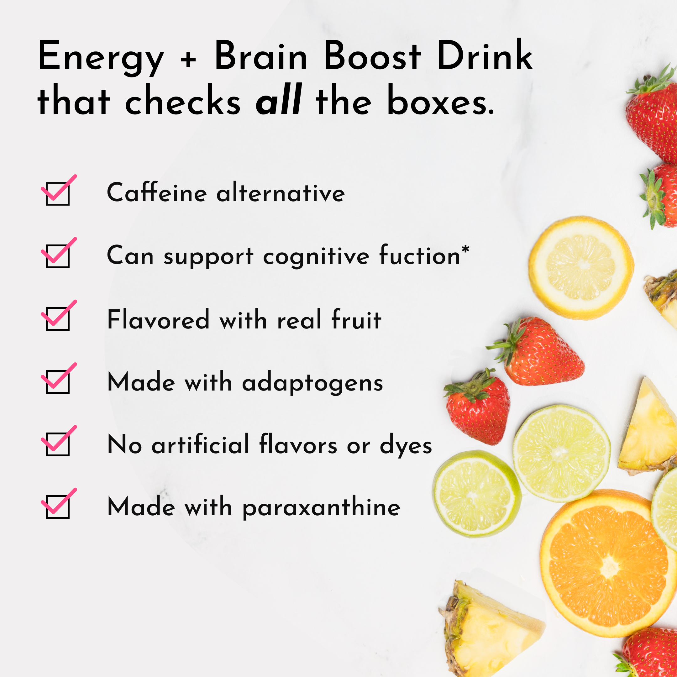 Energy + Brain Boost Lemonade (Paraxanthine)