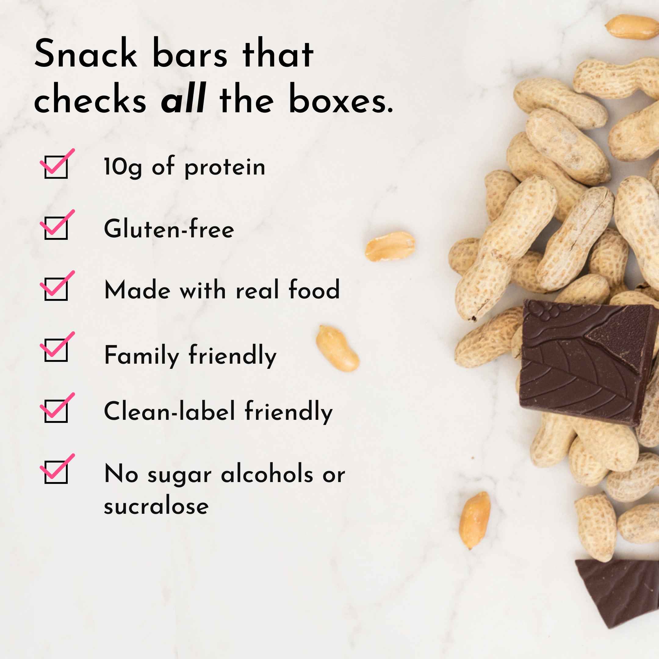 Peanut Butter Chocolate Chip Protein Bars (12-Pack)