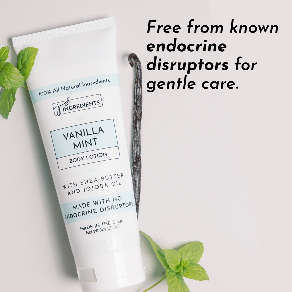 Vanilla Mint Body Lotion - Hydrating Shea & Jojoba, 8 oz
