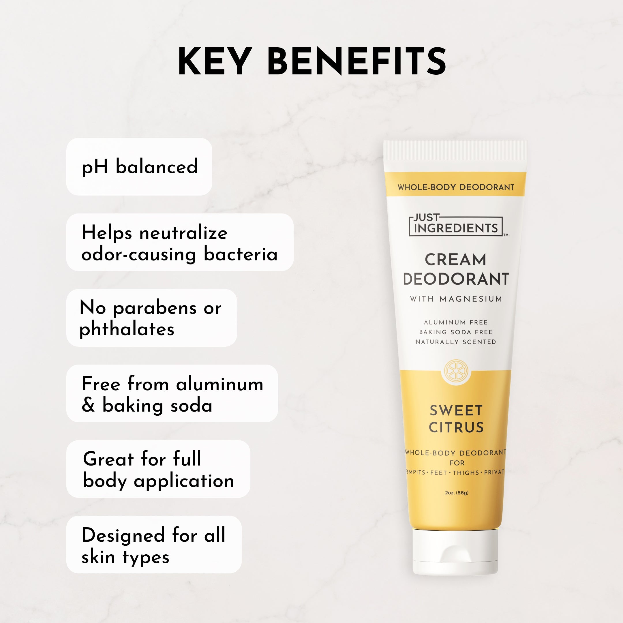 Sweet Citrus Cream Deodorant