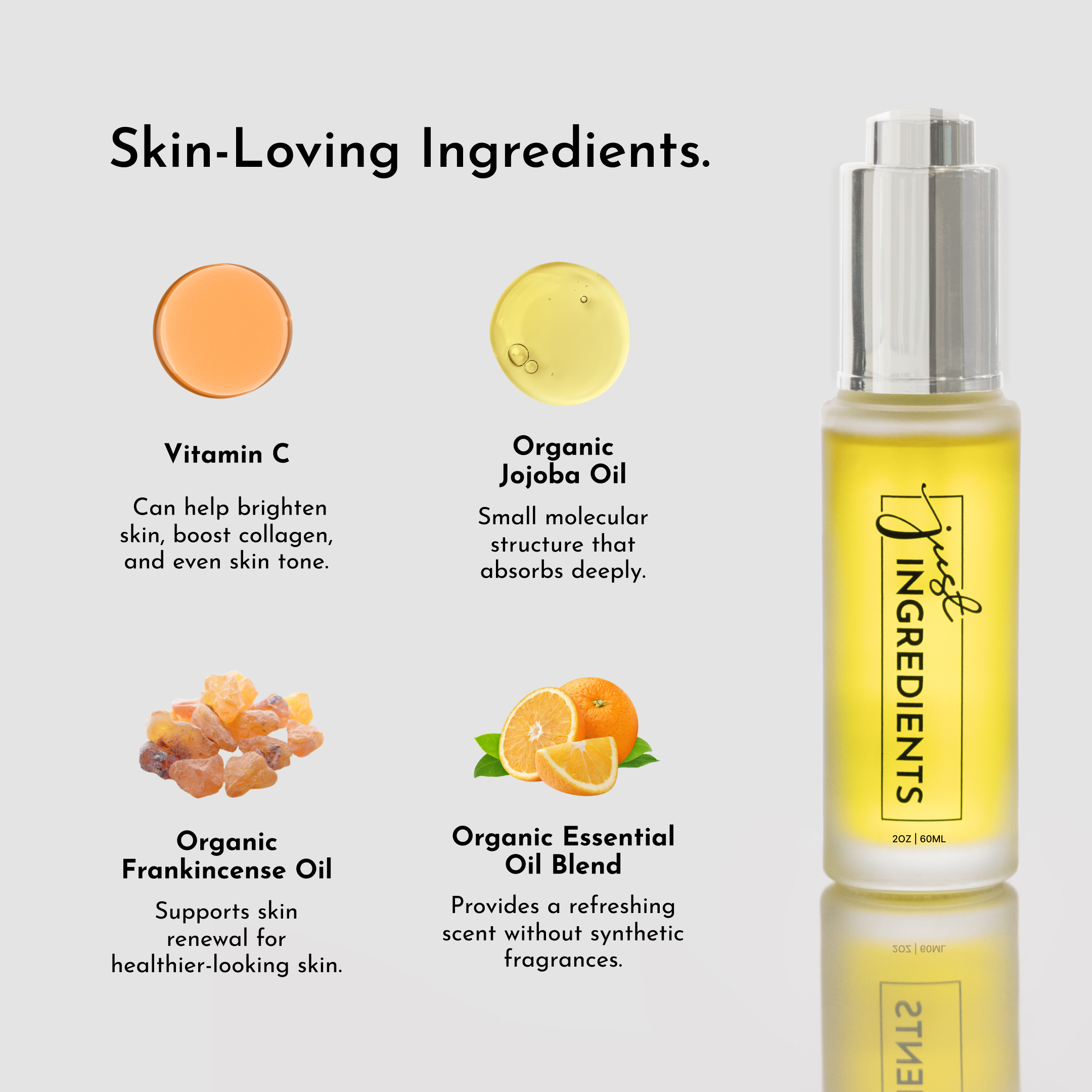 Sweet Citrus Face Serum + Vitamin C - 2 oz