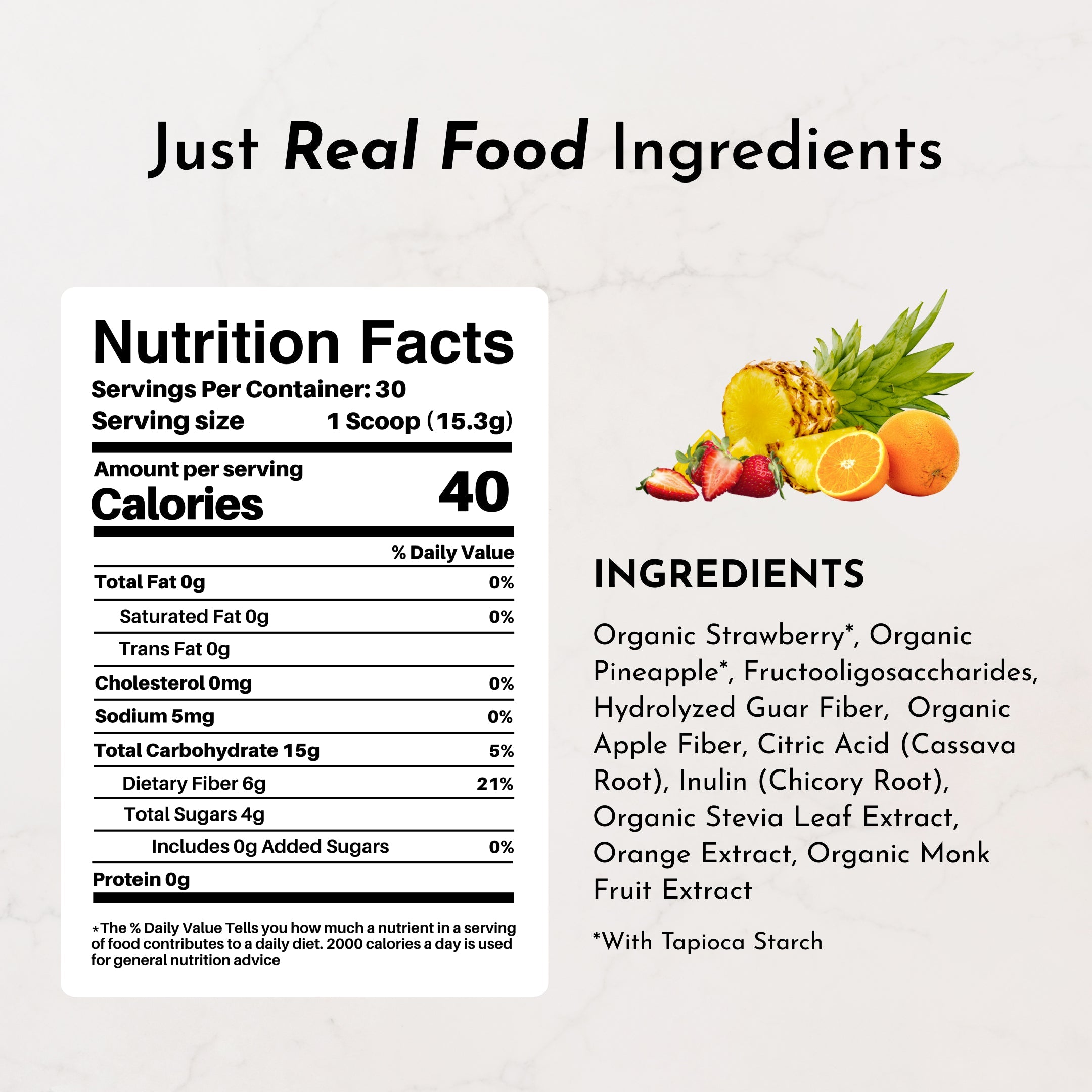 Fruit Punch Fiber Drink