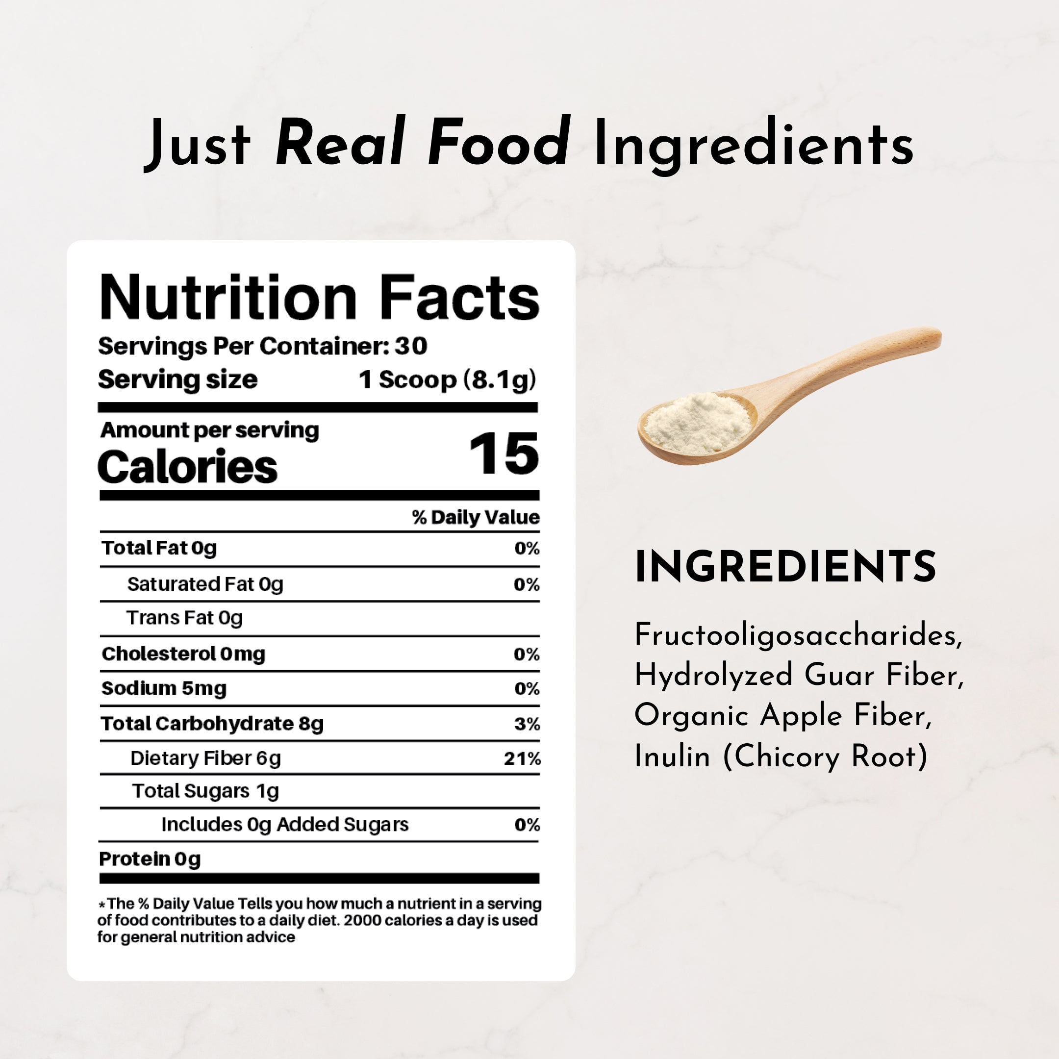 Plain Fiber Drink — 30 Servings