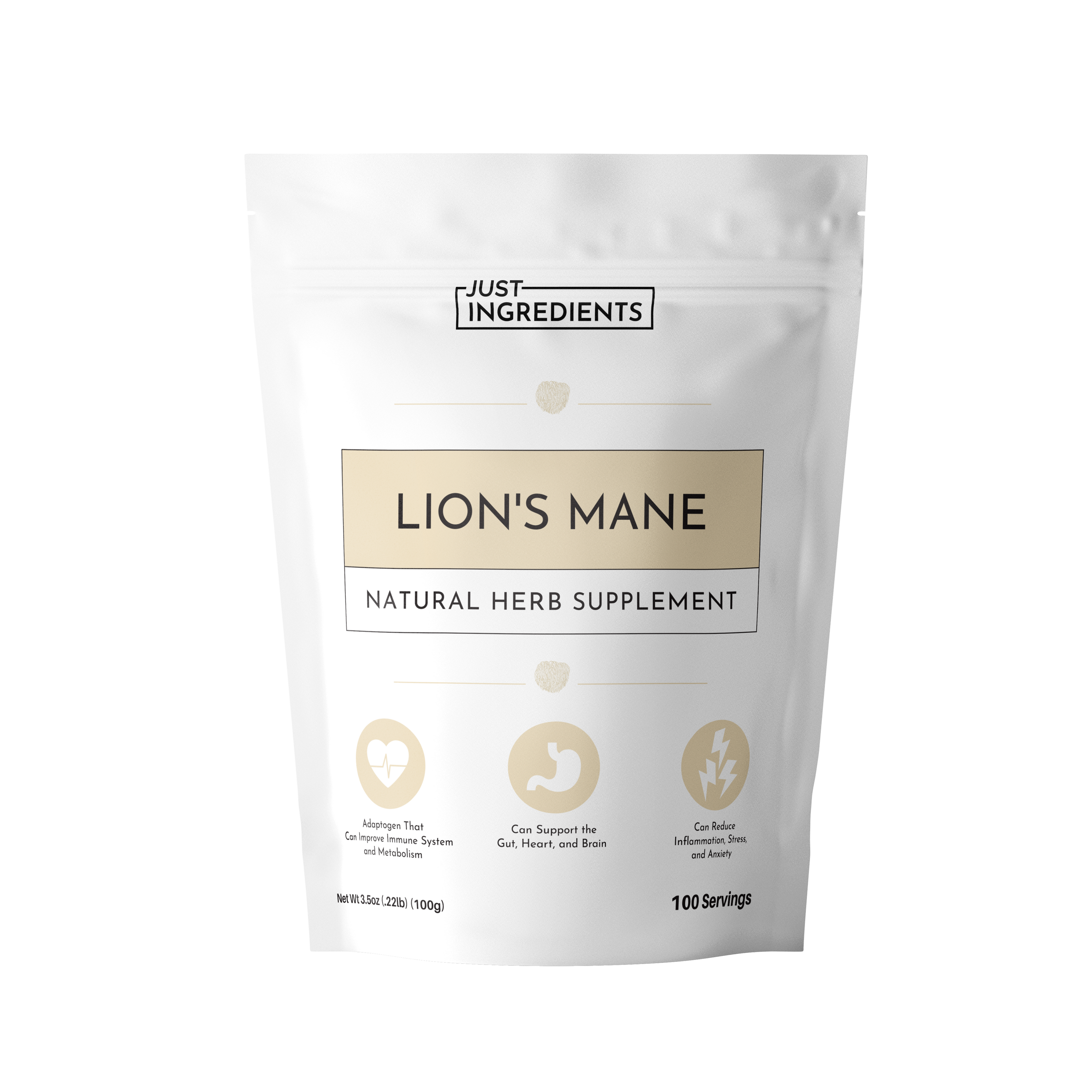 Organic Lion's Mane Powder - 100g