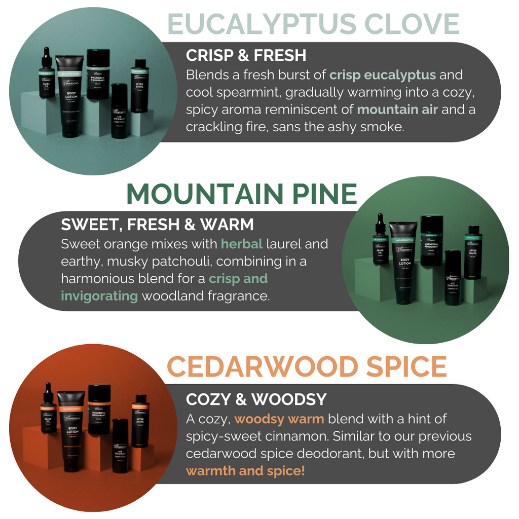 Mountain Pine Magnesium Deodorant — 3 oz (85g)