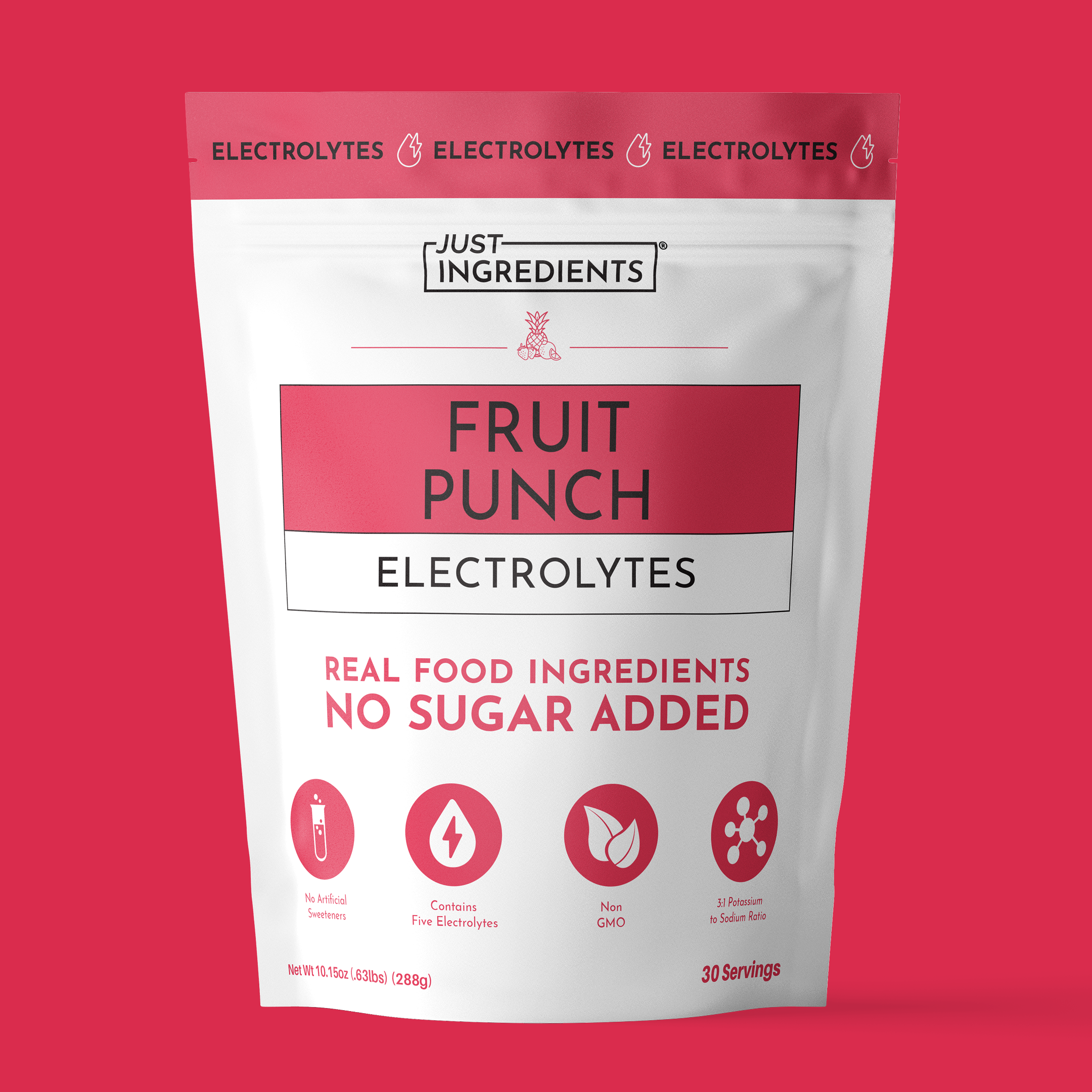 Fruit Punch Electrolyte Powder (30 Servings)