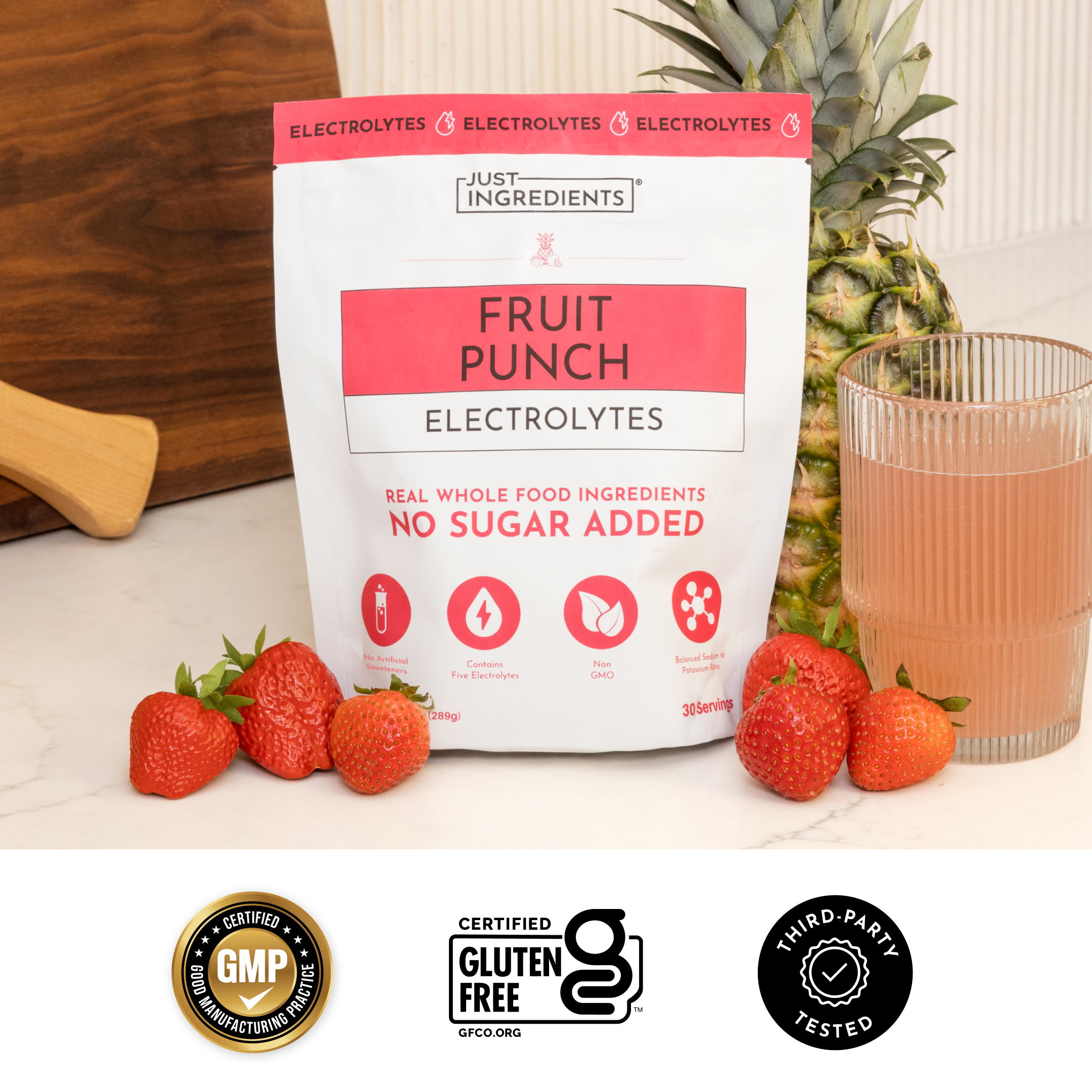 Fruit Punch Electrolyte Powder (30 Servings)