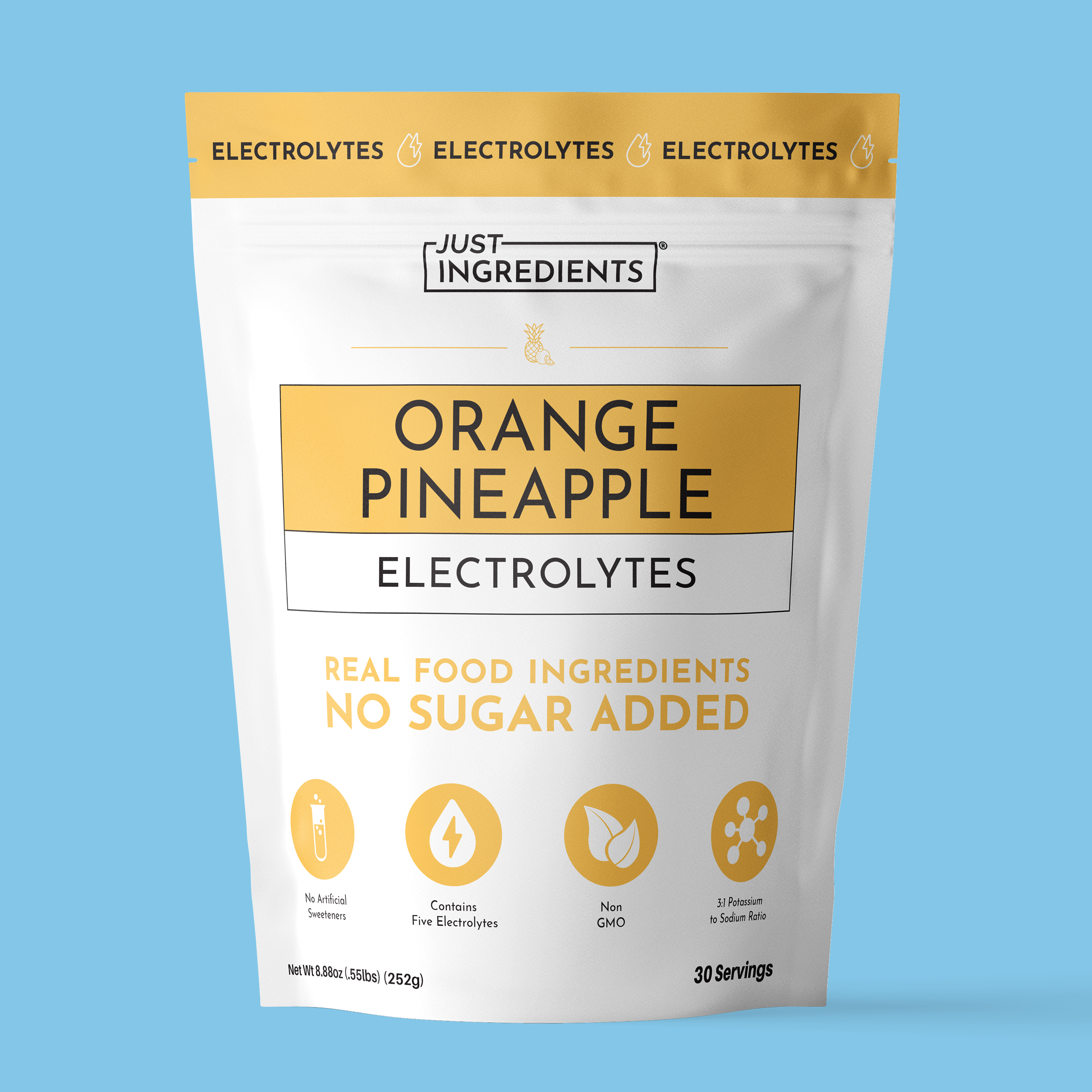 Orange Pineapple Electrolyte Powder - 30 Servings