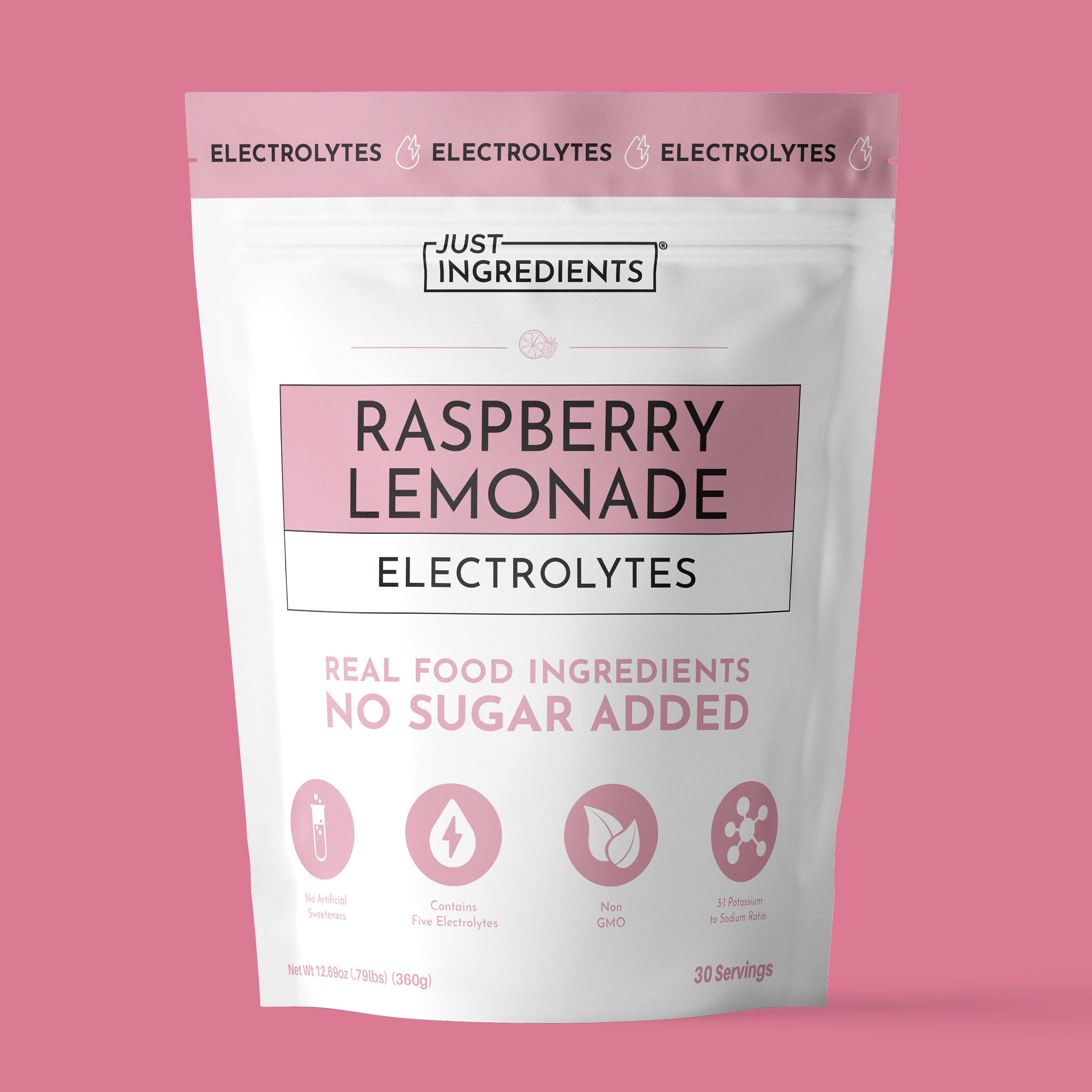 Raspberry Lemonade Electrolyte Drink Mix