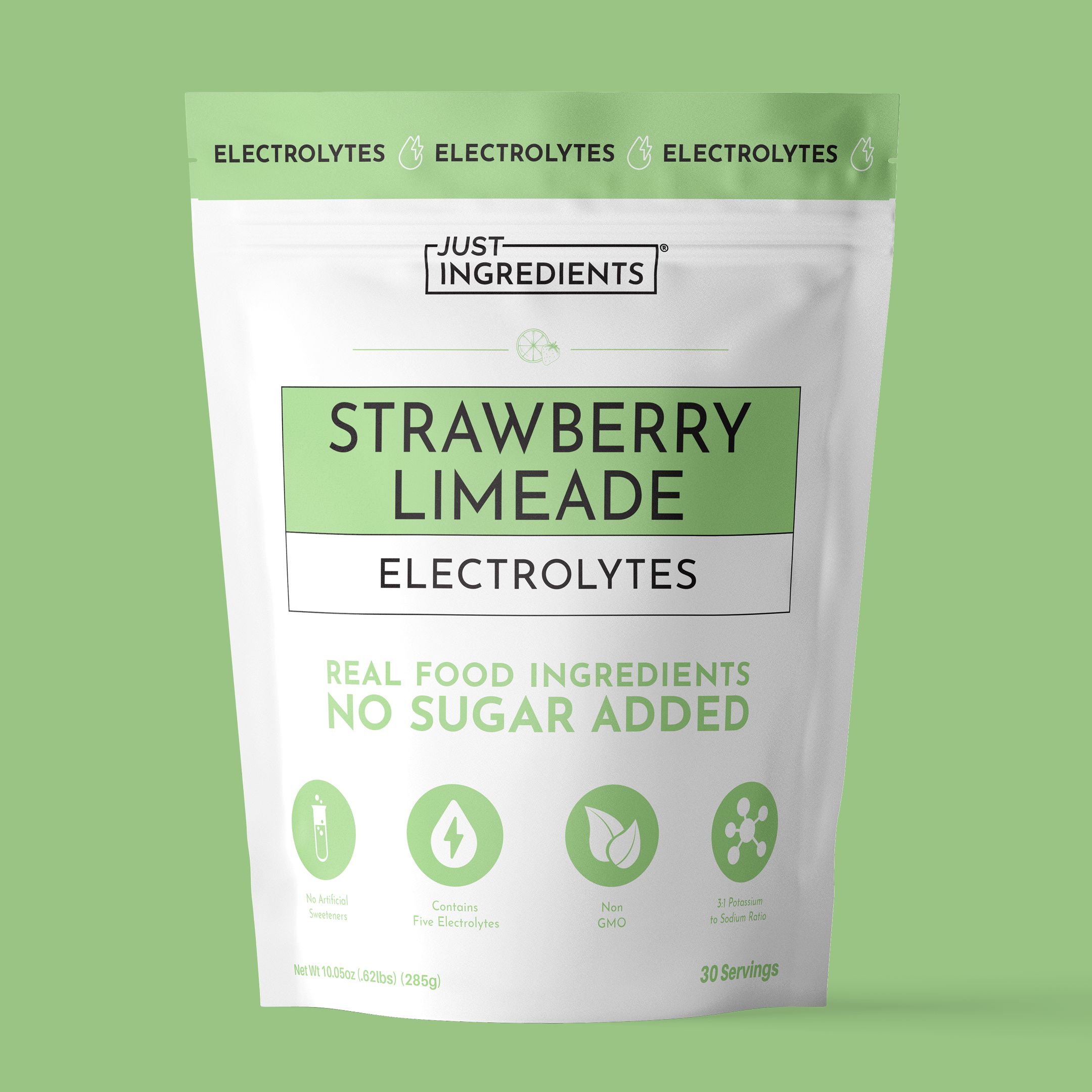 Strawberry Limeade Electrolytes Powder — 30 Servings