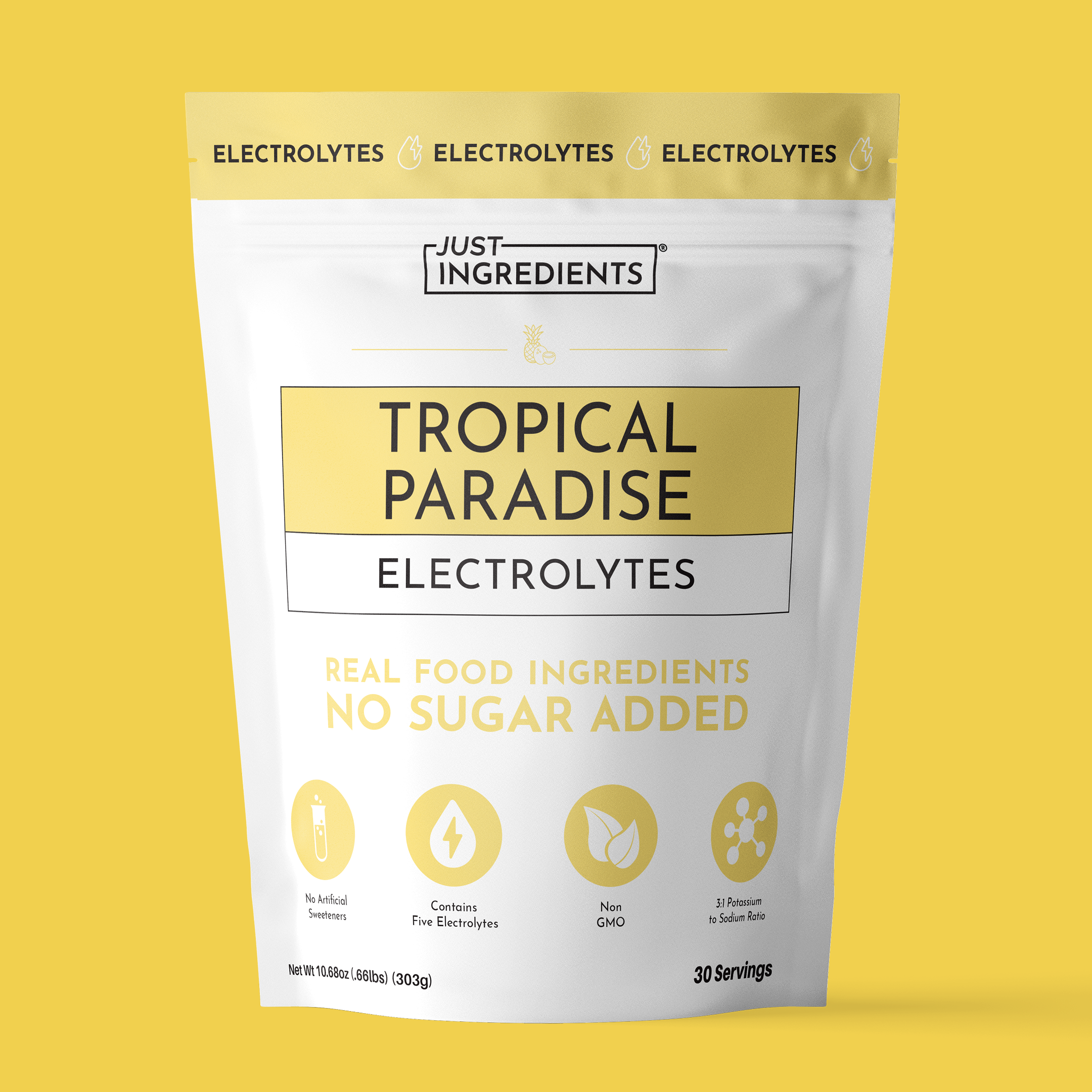 Tropical Paradise Electrolyte Powder — Pineapple & Coconut